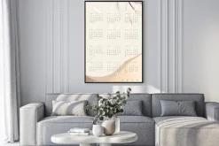 Plakat: Kalendarz 2024 elegancki minimalizm