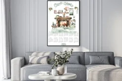 Plakat: Kalendarz 2024 przytulność