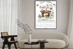 Plakat: Kalendarz 2024 przytulność