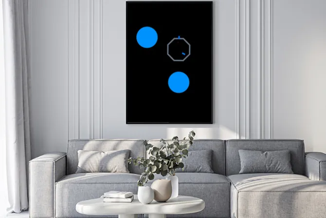 Plakat: Kawa i papierosy