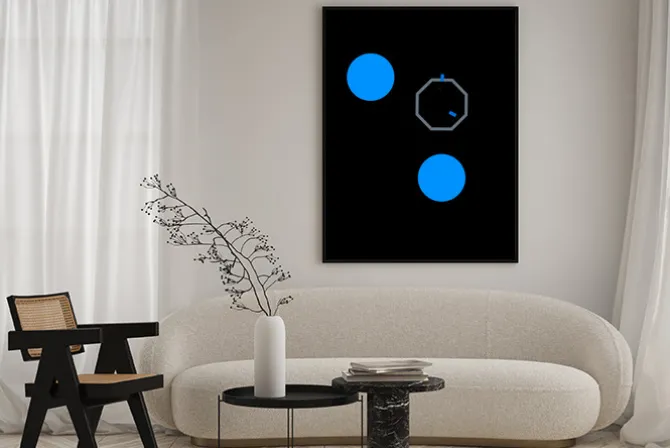 Plakat: Kawa i papierosy