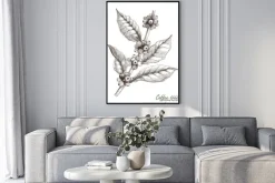 Plakat: Kawowca strony rysunku styl vintage