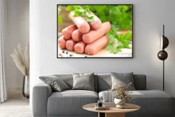 Plakat: Kiełbasa i warzyw