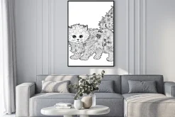 Plakat: Kitten doodle