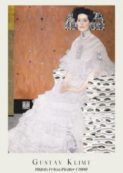 Plakat: Klimt reprodukcja portret fritzy riedler