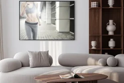 Plakat: Kobieta i czas trwania