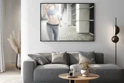 Plakat: Kobieta i czas trwania