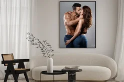 Plakat: Kobieta i mężczyzna pasja