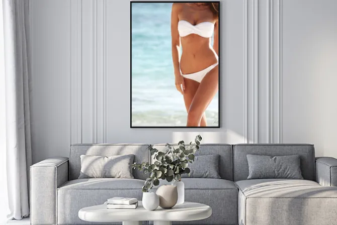 Plakat: Kobieta w bikini