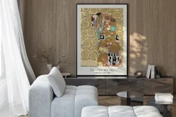 Plakat: Kochankowie reprodukcja gustav klimt