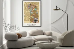 Plakat: Kochankowie reprodukcja gustav klimt