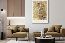 Plakat: Kochankowie reprodukcja gustav klimt