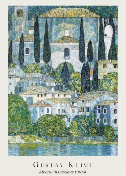 Plakat: Kościół w cassone malunek gustava klimta