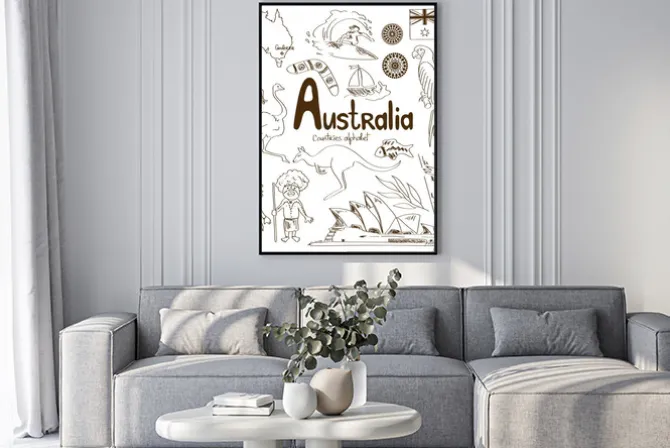 Plakat: Kolekcja ikon australii