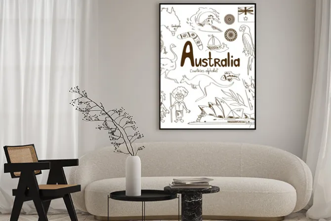 Plakat: Kolekcja ikon australii