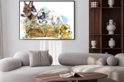 Plakat: Kolekcja zwierząt hodowlanych.