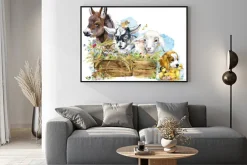 Plakat: Kolekcja zwierząt hodowlanych.