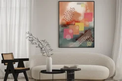 Plakat: Kolorowa abstrakcja w nowoczesnym stylu