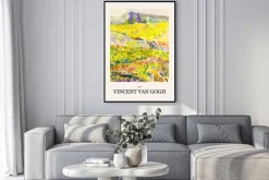 Plakat: Kolorowa łąka w stylu vincent van gogh
