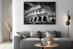 Plakat: Koloseum w rzymie, włochy.