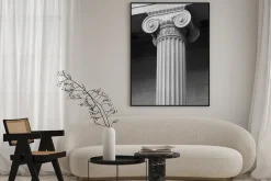 Plakat: Kolumna detal architektoniczny i symbolika