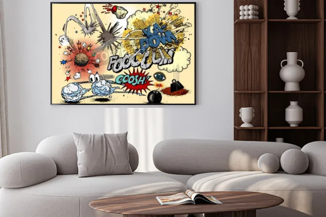 Plakat: Komiks eksplozji