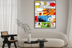 Plakat: Komiks w starym stylu