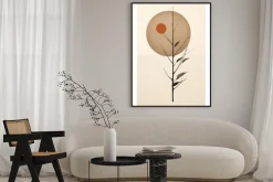 Plakat: Kompozycja martwej natury z księżycowym blaskiem