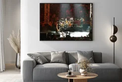 Plakat: Koncert zespołu â € œmetallicaâ €, rome 24 czerwca 2009 roku