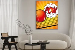 Plakat: Konstrukcja tenisa sportu