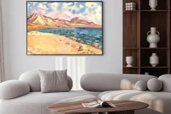 Plakat: Krajobraz. akwarela