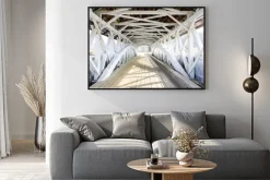 Plakat: Kryty most w new hampshire