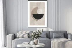 Plakat: Kształty geometryczne abstrakcja