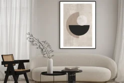 Plakat: Kształty geometryczne abstrakcja