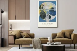 Plakat: Kształty w kole abstrakcja hilma af klint