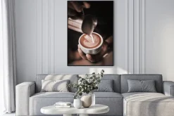 Plakat: Kubek kawy w stylu vintage