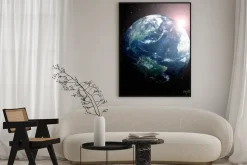 Plakat: Kula ziemska widziana z kosmosu