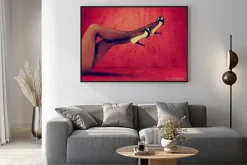 Plakat: Kusząca nogi