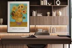 Plakat: Kwiaty słoneczniki reprodukcja vincenta van gogha