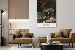 Plakat: Kwiaty wiosenne claude monet