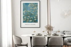 Plakat: Kwitnący migdałowiec sztuka vincenta van gogha