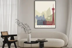Plakat: Las vegas skyline plakat