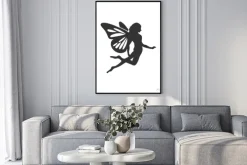 Plakat: Latanie fairy sylwetka