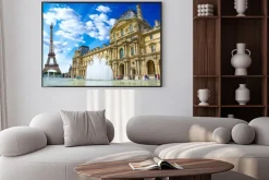 Plakat: Le louvre, paryż, francja