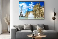 Plakat: Le louvre, paryż, francja