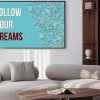 Plakat: Śledź swój projekt marzenia cytat plakat