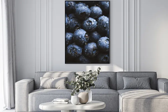 Plakat: Letnie owoce jagody fotografia