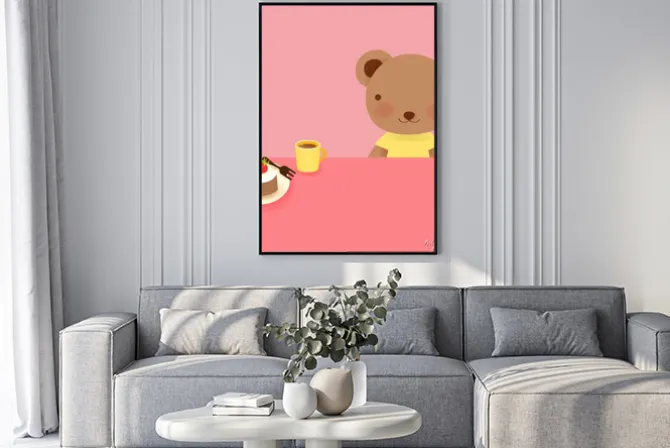 Plakat: Śliczne tło vector eps10