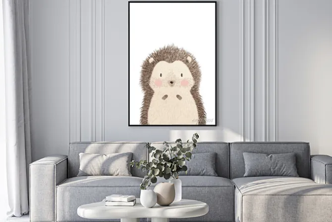 Plakat: Ślicznego wizerunku wektorowa ilustracja odizolowywająca na białym