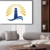 Plakat: Lighthouse logo